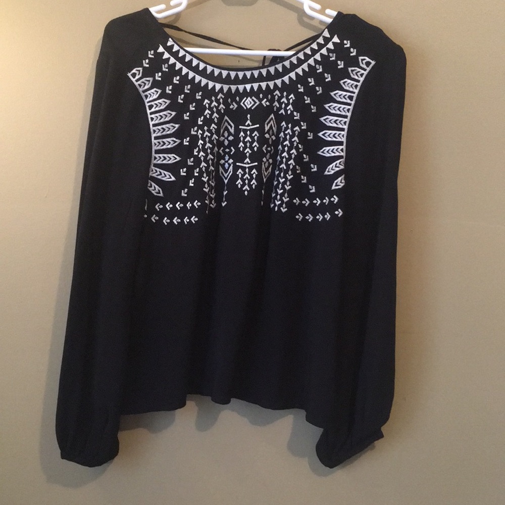 Forever 21 black blouse